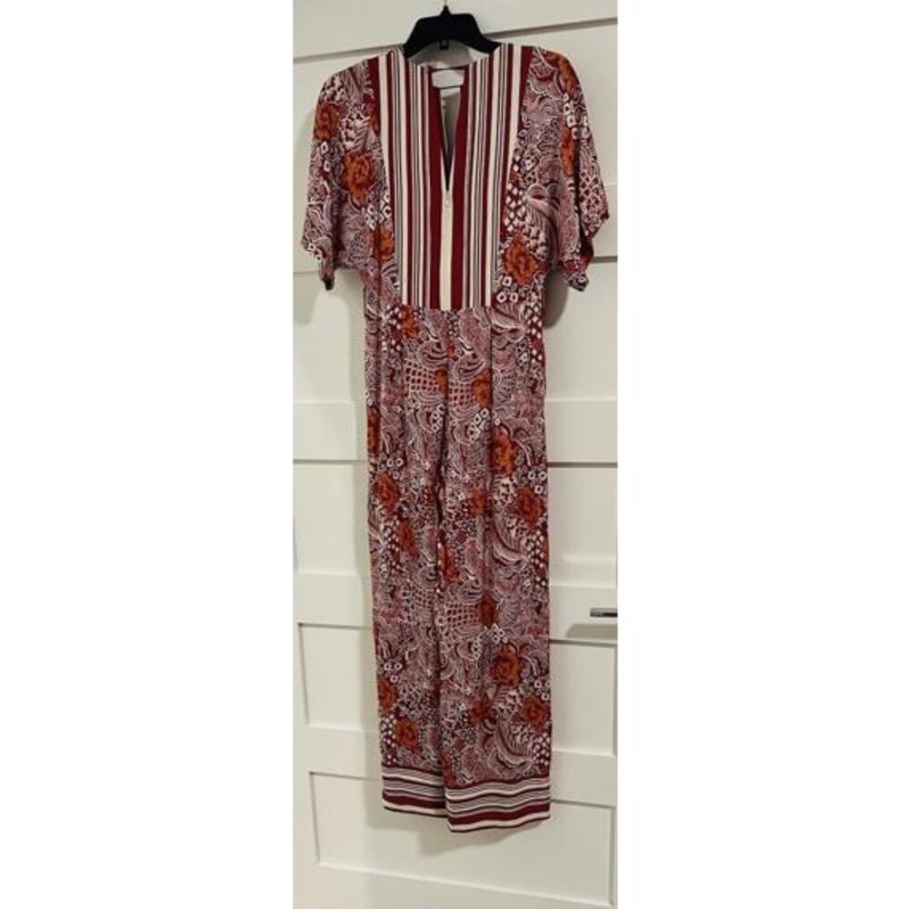 $595 Elie Tahari The Ines Silk-Blend Jumpsuit Women's Size 4 - Picture 7 of 7